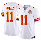 Men & Women & Youth Kansas City Chiefs #11 Jalen Royals White 2025 Draft F.U.S.E. Vapor Untouchable Limited Stitched Jersey,baseball caps,new era cap wholesale,wholesale hats
